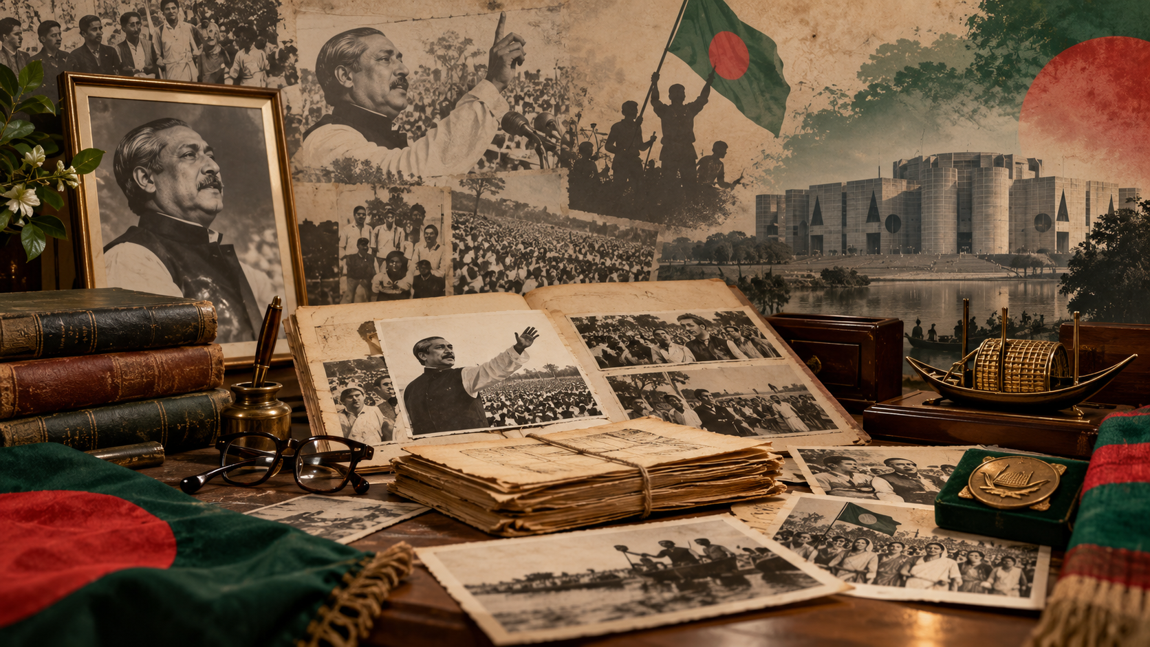 Historical photograph of the Awami League